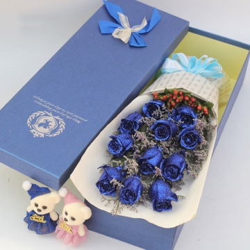 蓝色妖姬玫瑰花语,送蓝色妖姬玫瑰代表什么?