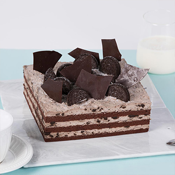 奥利奥+巧克力奶油蛋糕
